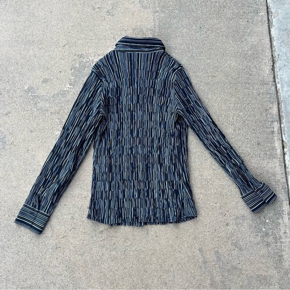 Striped Long Sleeve Blouse - Picture 2 of 3